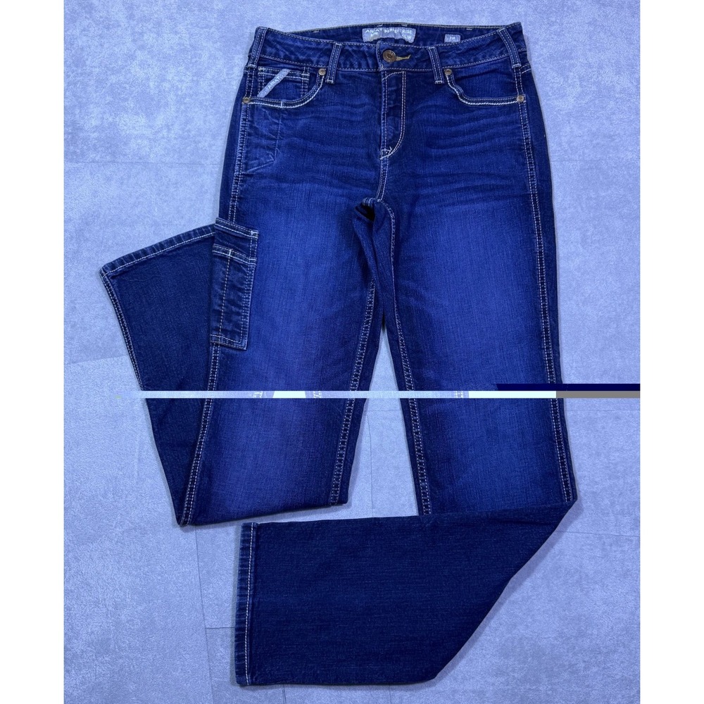 Ariat Jeans Womens 31R (31x33) REBAR Perfect Rise Slim Frances Riveter Rodeo